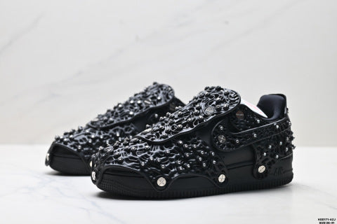 Swarovski x Nike Air Force 1 sneakers Fashionable casual low-top sneakers, women's shoes, couple shoes