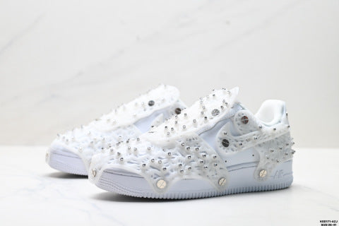 Swarovski x Nike Air Force 1 Low-top Sneakers Comfortable casual women's shoes