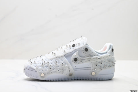 Swarovski x Nike Air Force 1 Low-top Sneakers Comfortable casual women's shoes