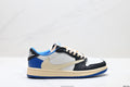 Nike Air Jordan 1 Travis Scott Collaboration Low-Top Sneakers Breathable and non-slip casual shoes for men and women, sports shoes