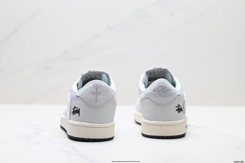 Nike Travis Scott x Air Jordan 1 low-top basketball shoes Men's casual shoes and women's athletic shoes
