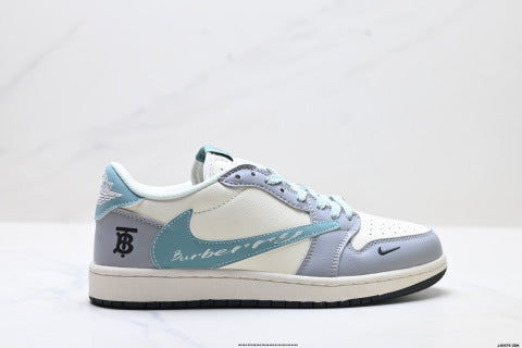 Nike Travis Scott x Air Jordan 1 low-top basketball shoes Men's casual shoes and women's athletic shoes