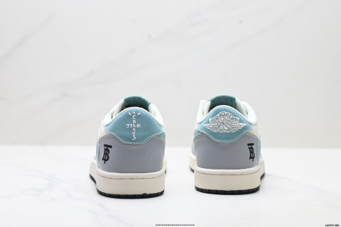 Nike Travis Scott x Air Jordan 1 low-top basketball shoes Men's casual shoes and women's athletic shoes