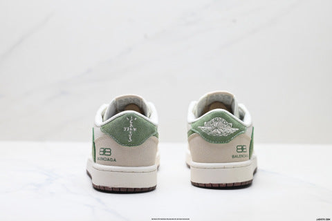 Nike Travis Scott x Air Jordan 1 low-top basketball shoes Men's and women's casual sports shoes and sneakers