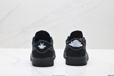 Nike Air Jordan 1 Travis Scott Collaboration Sneakers New style running shoes for men and women, shock-absorbing low-top sneakers